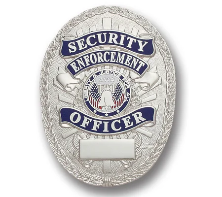 Security Enforcement Officer Oval Badge