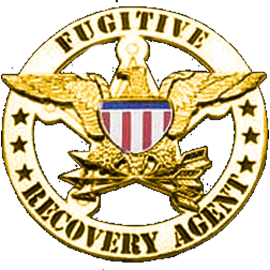 Fugitive Recovery Agent Badge Gold
