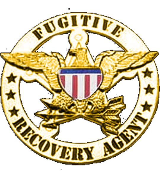 Fugitive Recovery Agent Badge Gold