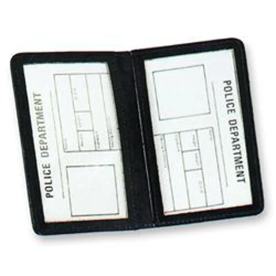Leather Double ID Case - Duty Style