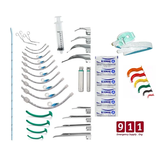 Complete Intubation Kit Laryngoscope ET Tubes Airways Level 1