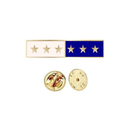 Commendation Bar Blue & White 6 Star Six