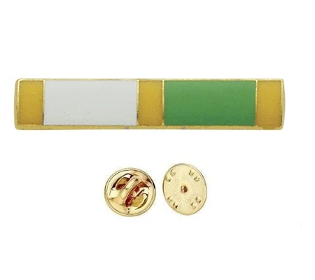 Commendation Bar Yellow White & Green