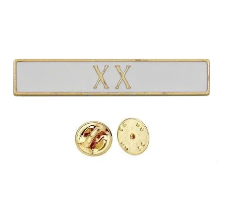 Commendation Bar XX Years Service 20 Twenty