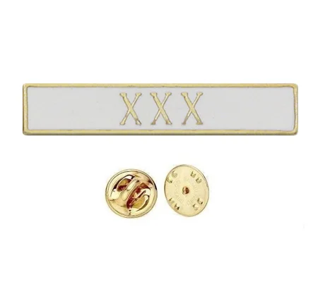 Commendation Bar XXX Years of Service Thirty 30