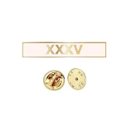 Commendation Bar XXXV Years of Service Thirty Five 35