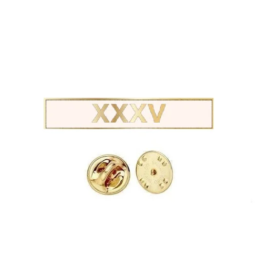 Commendation Bar XXXV Years of Service Thirty Five 35