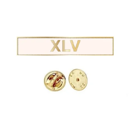 Commendation Bar XLV Years of Service Forty Five 45