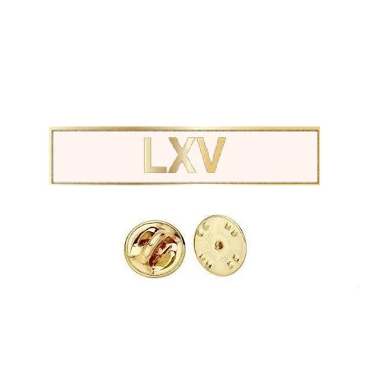 Commendation Bar LXV Years of Service Sixty Five 65