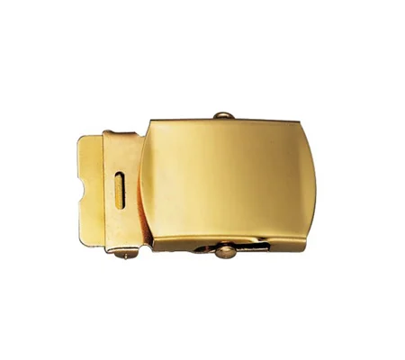 G.I. Type Web Belt Buckle Solid Brass for 1 1/4" Belts