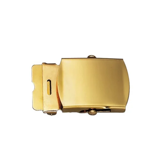G.I. Type Web Belt Buckle Solid Brass for 1 1/4" Belts