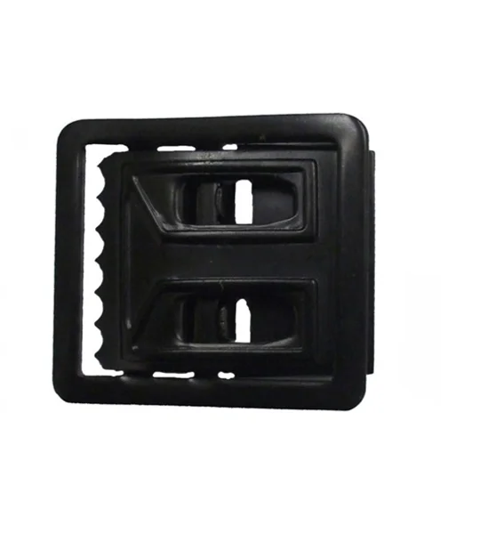 Black Open Face Web Belt Buckle