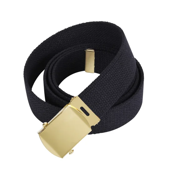 44 Inch Cotton Military Dress Web Belt 1.25" Wide