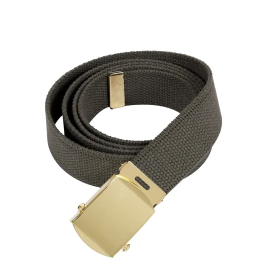 44 Inch Cotton Military Dress Web Belt 1.25" Wide