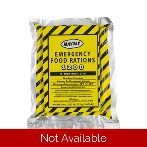 Emergency 1200 Calories Food 3 X 400 Cal Bars Survival