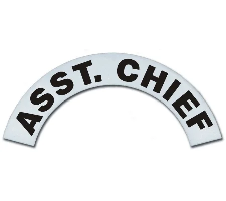 Reflective Helmet Crescents Cairns Metro 660 MSA Asst. Chief