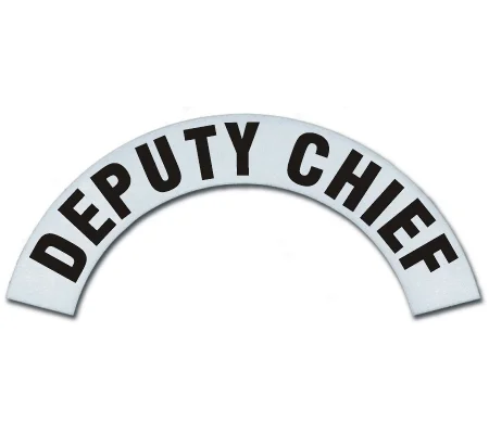 Reflective Helmet Crescents Cairns Metro 660 MSA Deputy Chief