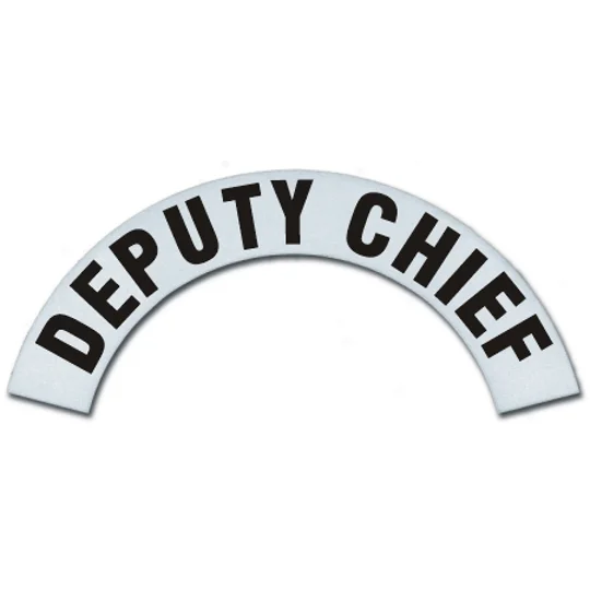Reflective Helmet Crescents Cairns Metro 660 MSA Deputy Chief