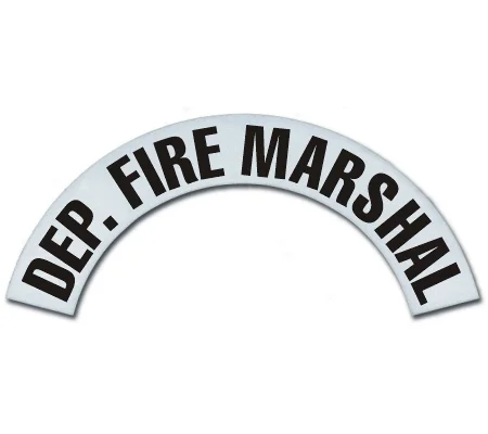Reflective Helmet Crescents Cairns Metro 660 MSA Dep. Fire Marshall