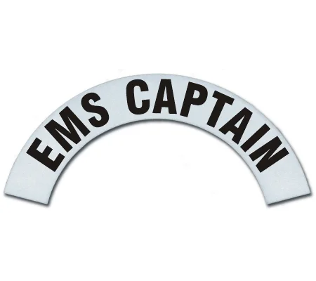 Reflective Helmet Crescents Cairns Metro 660 MSA EMS Captain