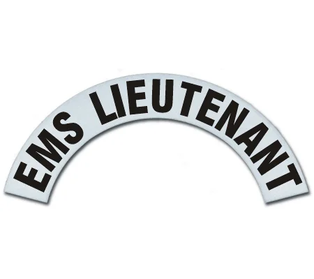 Reflective Helmet Crescents Cairns Metro 660 MSA EMS Lieuteant