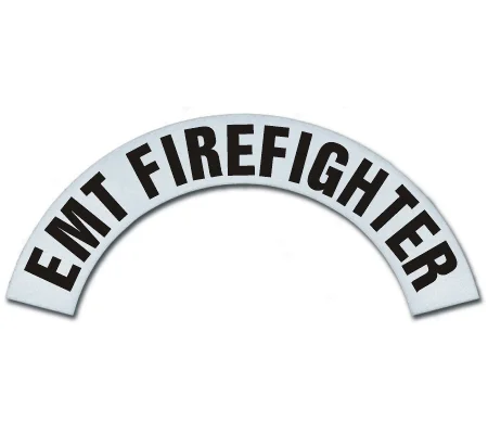 Reflective Helmet Crescents Cairns Metro 660 MSA EMT Firefighter
