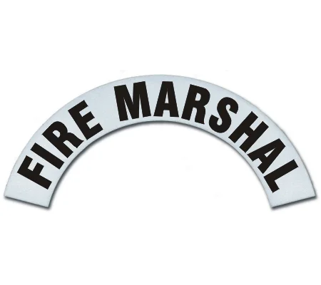 Reflective Helmet Crescents Cairns Metro 660 MSA Fire Marshall