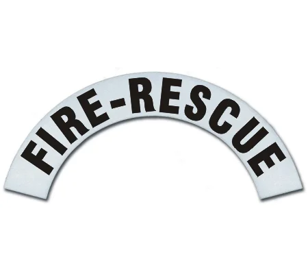 Reflective Helmet Crescents Cairns Metro 660 MSA Fire Rescue