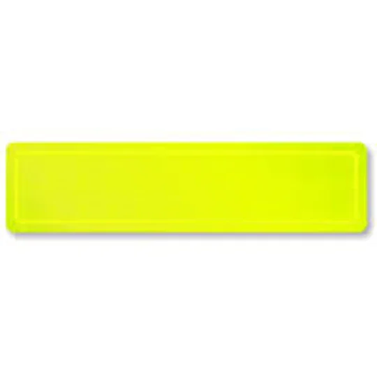 Reflexite Firefighter Helmet Bars NFPA 1971 Pack of 4 Yellow - Lime