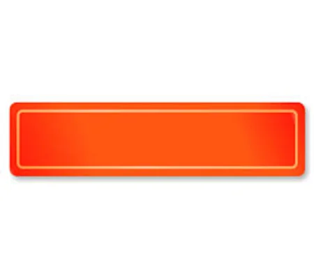 Reflexite Firefighter Helmet Bars NFPA 1971 Pack of 4 Red - Orange