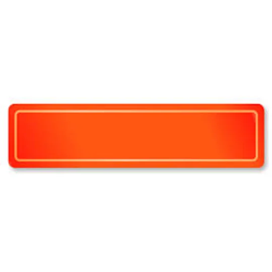 Reflexite Firefighter Helmet Bars NFPA 1971 Pack of 4 Red - Orange