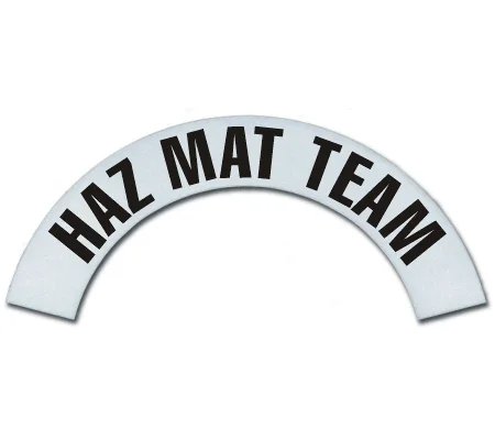 Reflective Helmet Crescents Cairns Metro 660 MSA Haz Mat Team