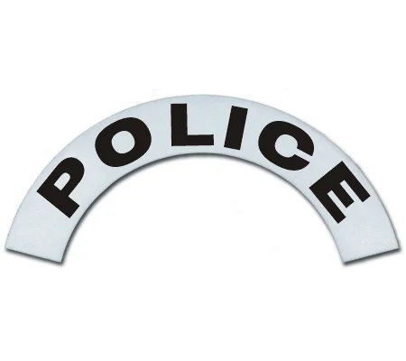 Reflective Helmet Crescents Cairns Metro 660 MSA Police