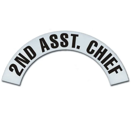 Reflective Helmet Crescents Cairns Metro 660 MSA 2nd Asst. Chief