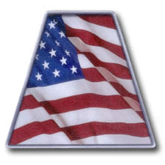 Reflexite Trapezoids Tetrahedron Fire Helmet Pack of 4 American Flag