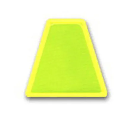 Reflexite Trapezoids Tetrahedron Fire Helmet Pack of 5 Lime Yellow