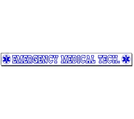 Inside Window Cling Sticker Emergency Medical Tech