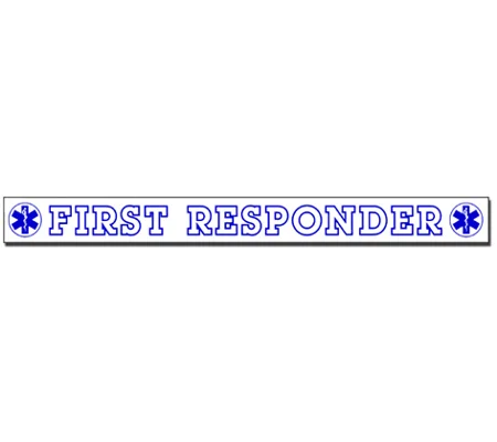 Inside Window Cling Sticker First Responder