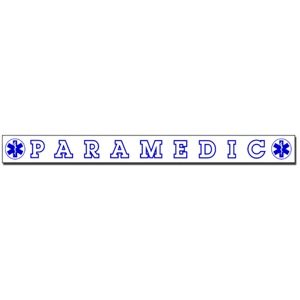 Inside Window Cling Sticker Paramedic
