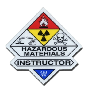 Haz Mat Reflective Sticker Decal Hazardous Materials Instructor