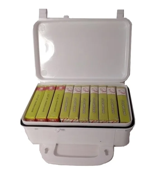 First Aid Kit Box Plastic Case 10 5 x 8 Empty