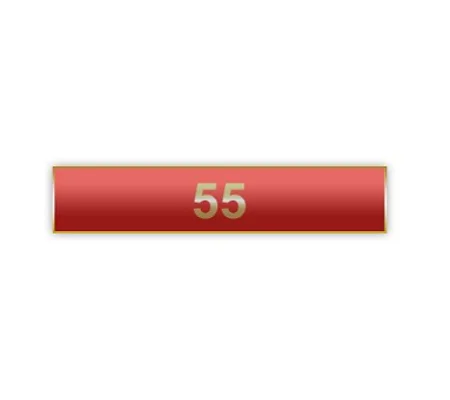 Citation Merit Bar Award Years of Service 55 Red