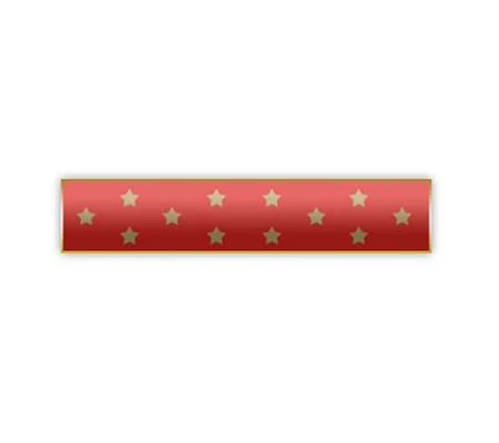 Citation Merit Bar Medal of Honor Award Red Stars