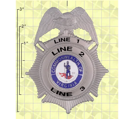 Quick Ship Custom Fire Rescue Police Security Badge 1