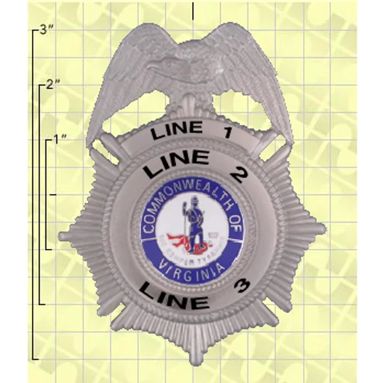 Quick Ship Custom Fire Rescue Police Security Badge 1