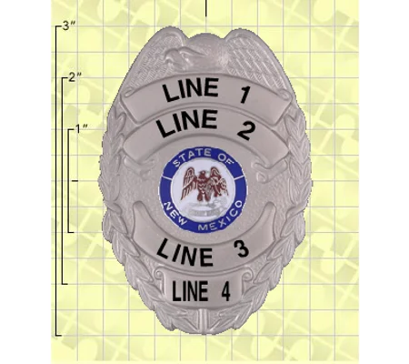 Quick Ship Custom Fire Rescue Police Security Badge 2