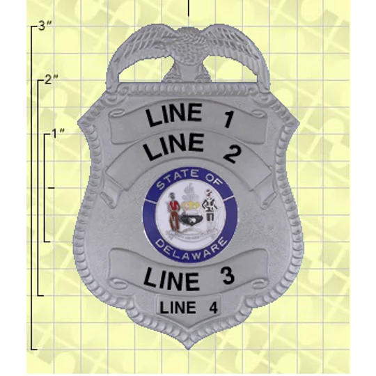 Quick Ship Custom Fire Rescue Police Security Badge 5