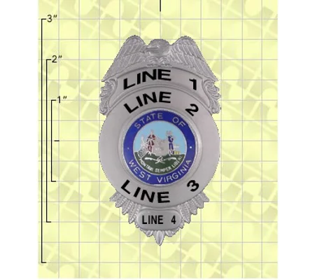 Quick Ship Custom Fire Rescue Police Security Badge 8