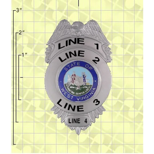 Quick Ship Custom Fire Rescue Police Security Badge 8