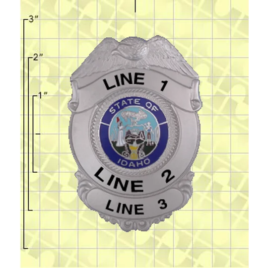 Quick Ship Custom Fire Rescue Police Security Badge 9